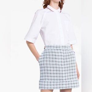THOM BROWNE High-Waisted Tweed Skirt size 38IT - 2US